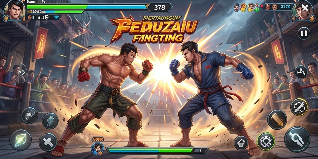 Tampilan gameplay 3178 yang memukau dalam pertarungan Fighting.