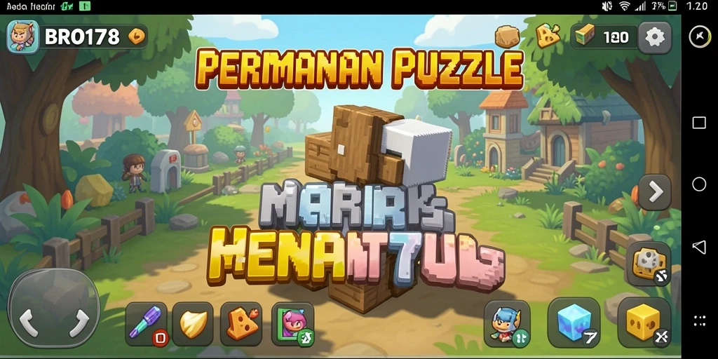 Gameplay BRO178 yang menantang dan mengasyikkan dalam bentuk puzzle.