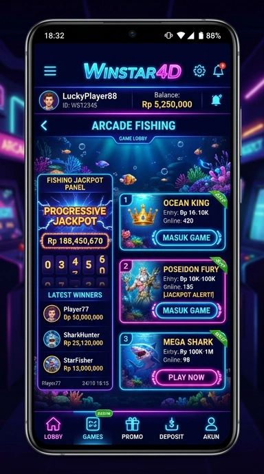 Screenshot katalog aplikasi terbaru di winstar4d.